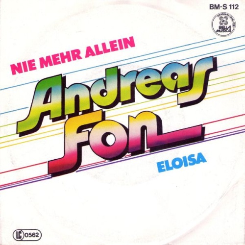 Vinyl / Andreas Fon - Nie Mehr allein / Eloisa