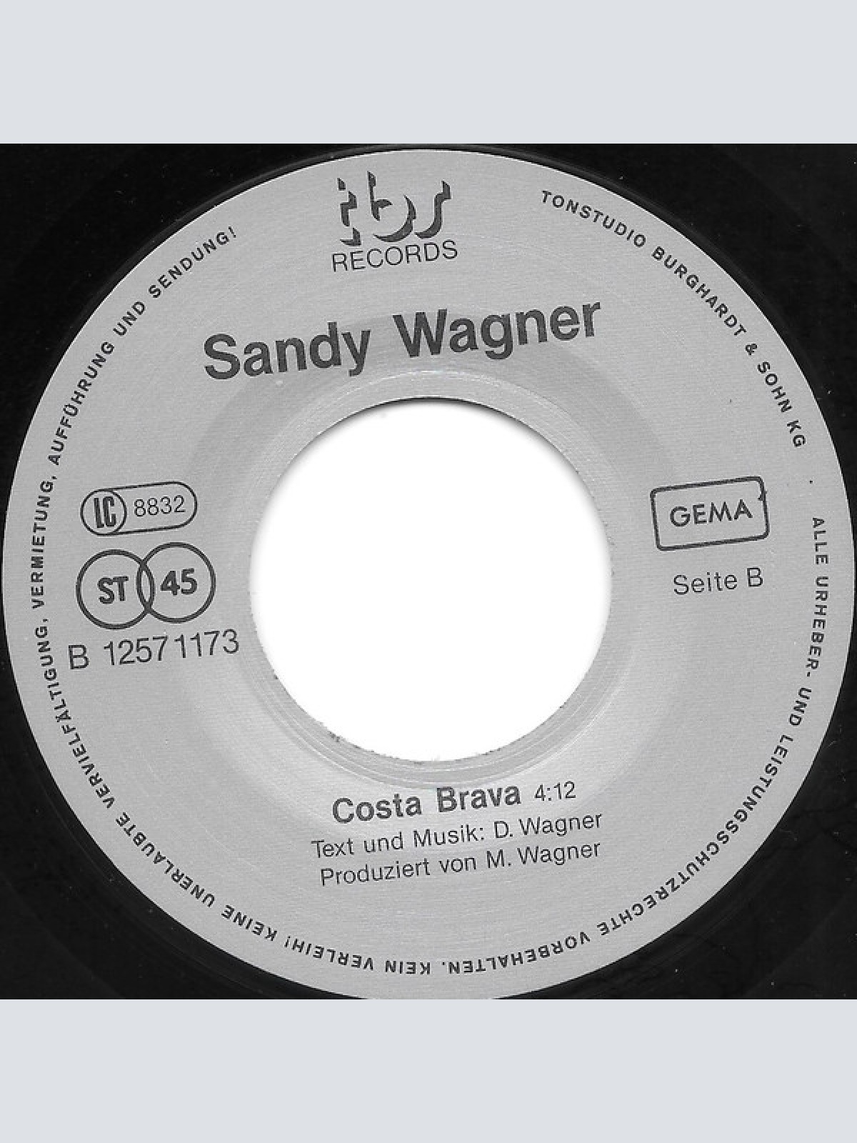 Vinyl / Sandy Wagner - Wenn Du Heute Gehst...