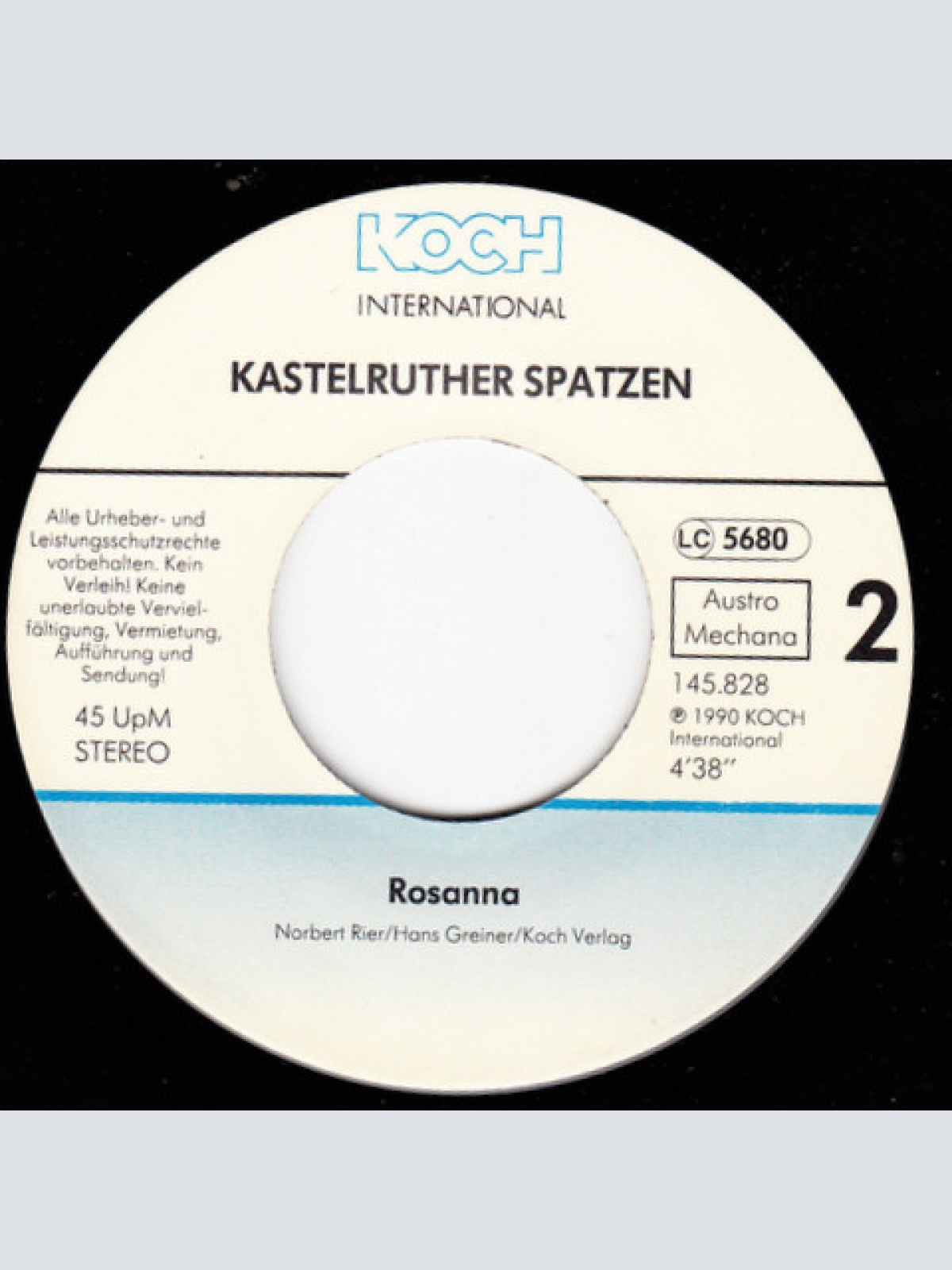 Vinyl / Kastelruther Spatzen - Spreng Die Ketten Deiner Einsamkeit