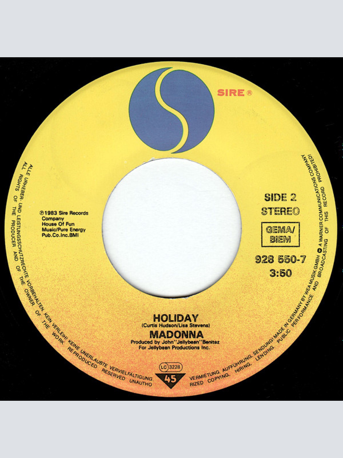 Vinyl / Madonna - True Blue (Remix/Edit)