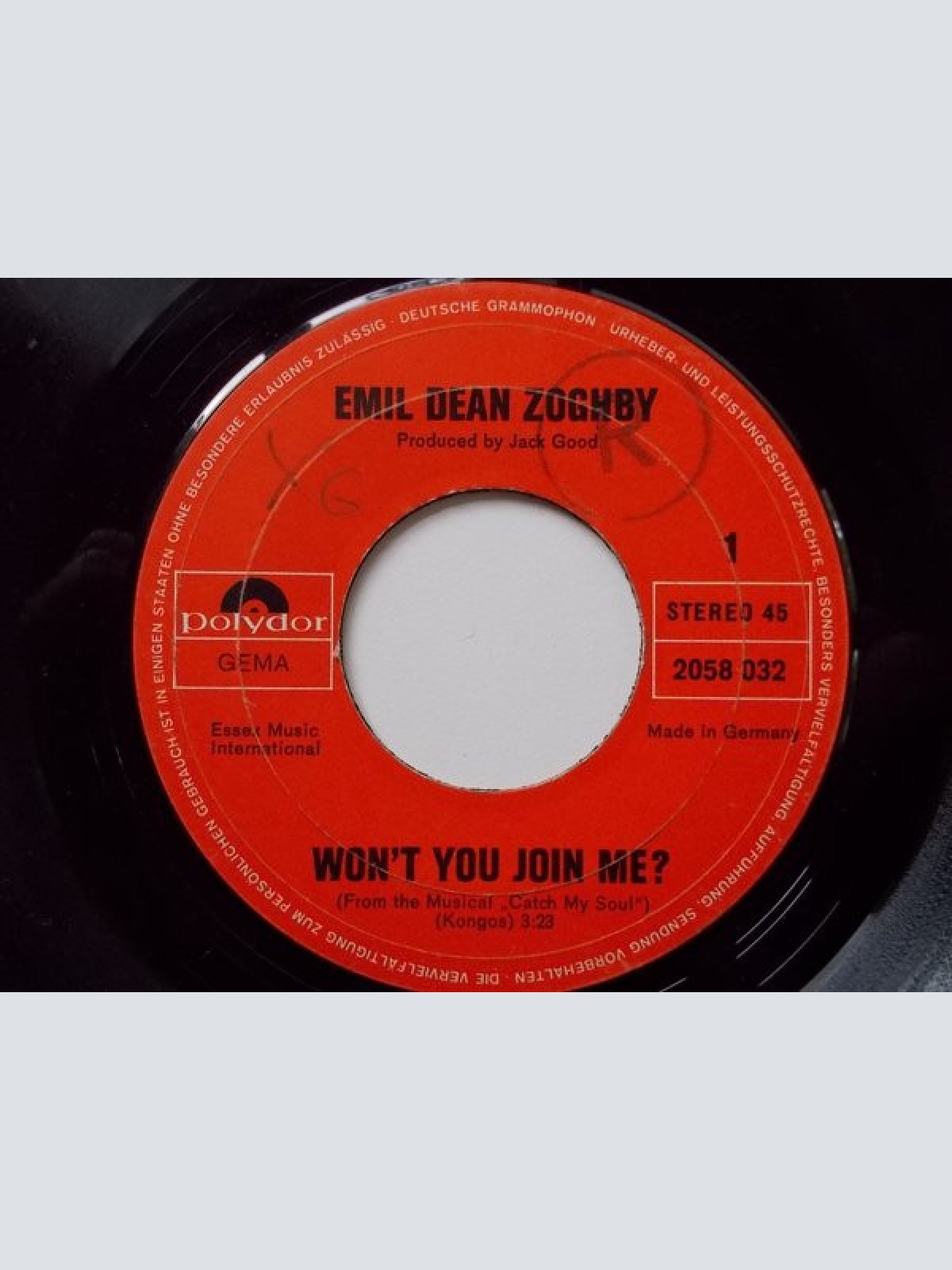 Vinyl / Emil Dean Zoghby* - Won't You Join Me?