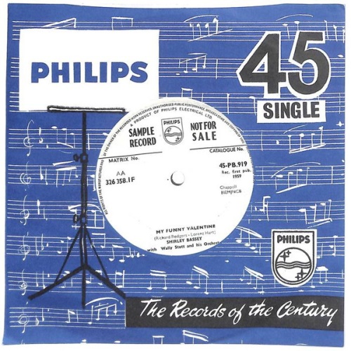Vinyl / Shirley Bassey With Wally Stott & His Orchestra - My Funny Valentine / How About You?