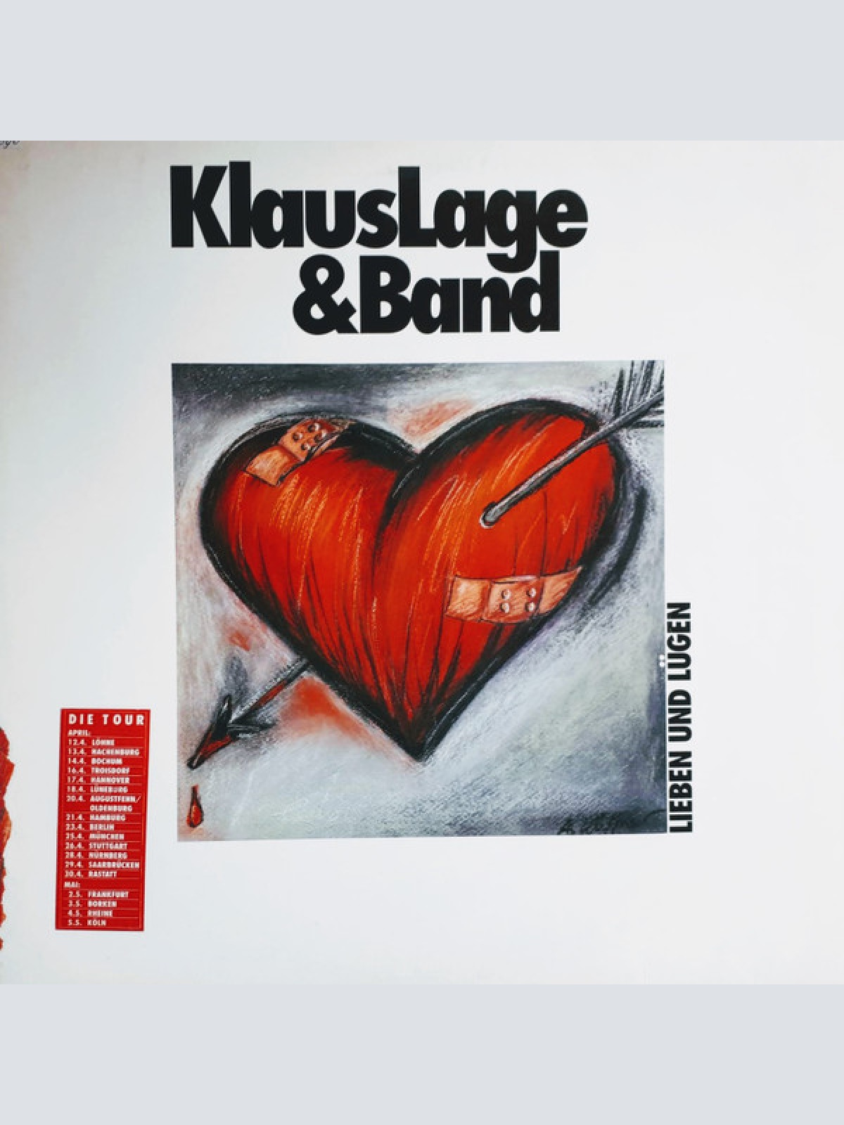Vinyl / Klaus Lage & Band* - Lieben Und Lügen