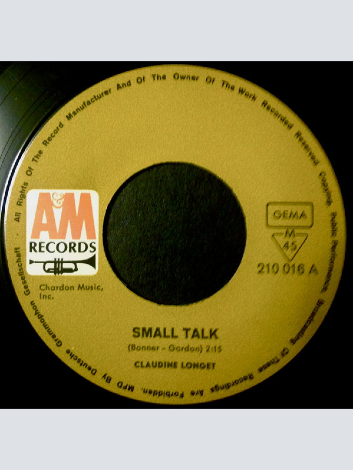 Vinyl / Claudine Longet - Small Talk