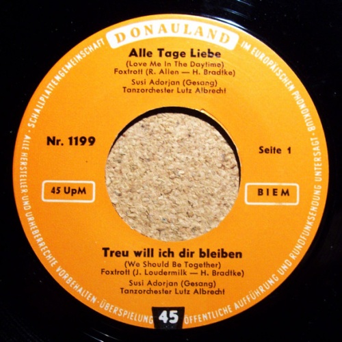 Vinyl / Susi Adorjan* / Rockie Jackson - Alle Tage Liebe / Treu Will Ich Dir Bleiben / Susie Darlin' / Carolin (Darf Ich Nicht Dein Boyfriend Sein)