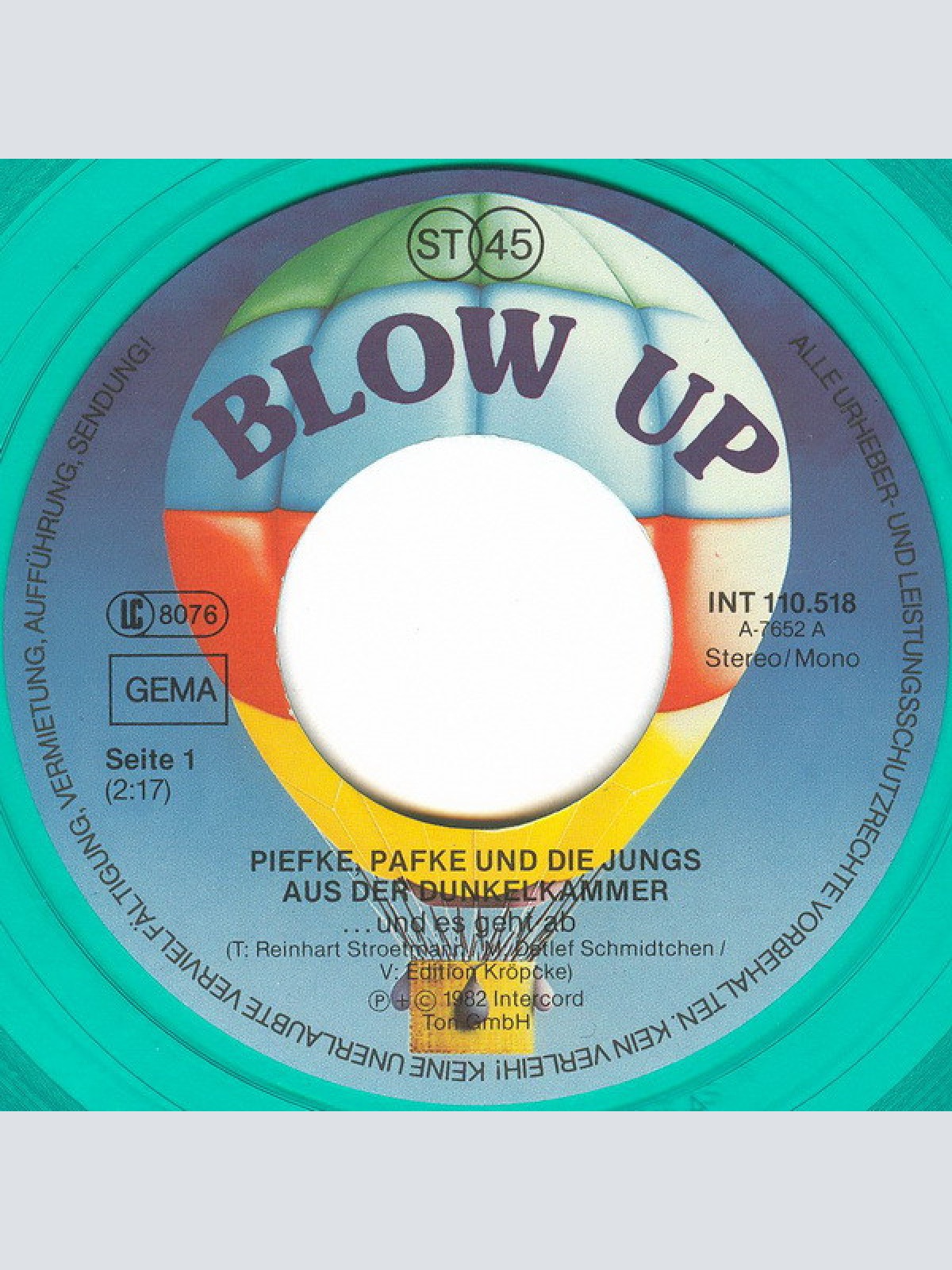 Vinyl / Piefke Und Pafke Und Die Jungs Aus Der Dunkelkammer* - ...Und Es Geht Ab