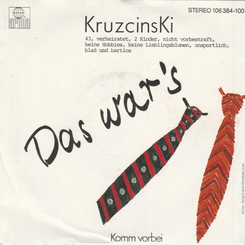 Vinyl / KruzcinsKi* - Das War's