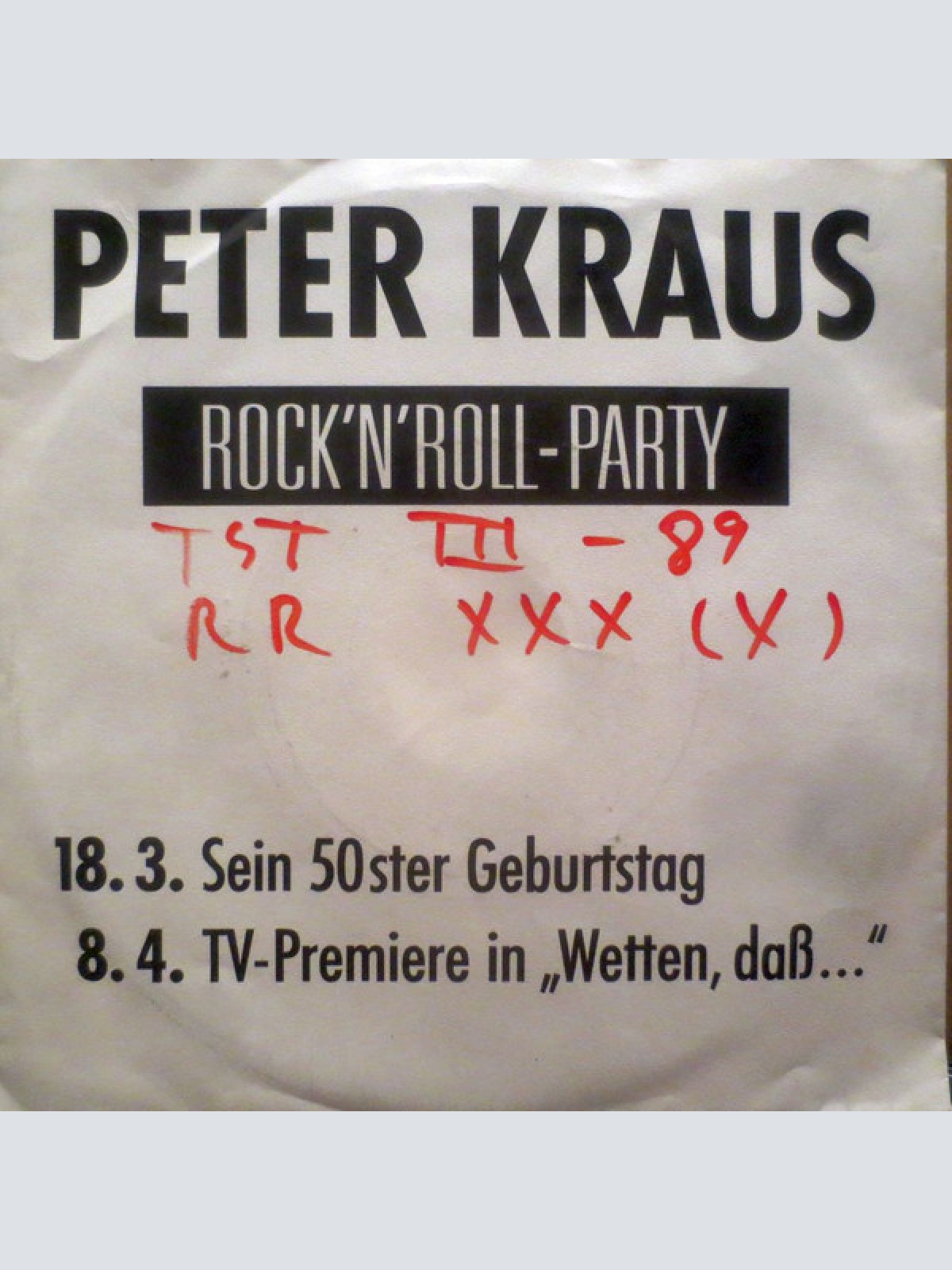 Vinyl / Peter Kraus - Rock 'n' Roll Party