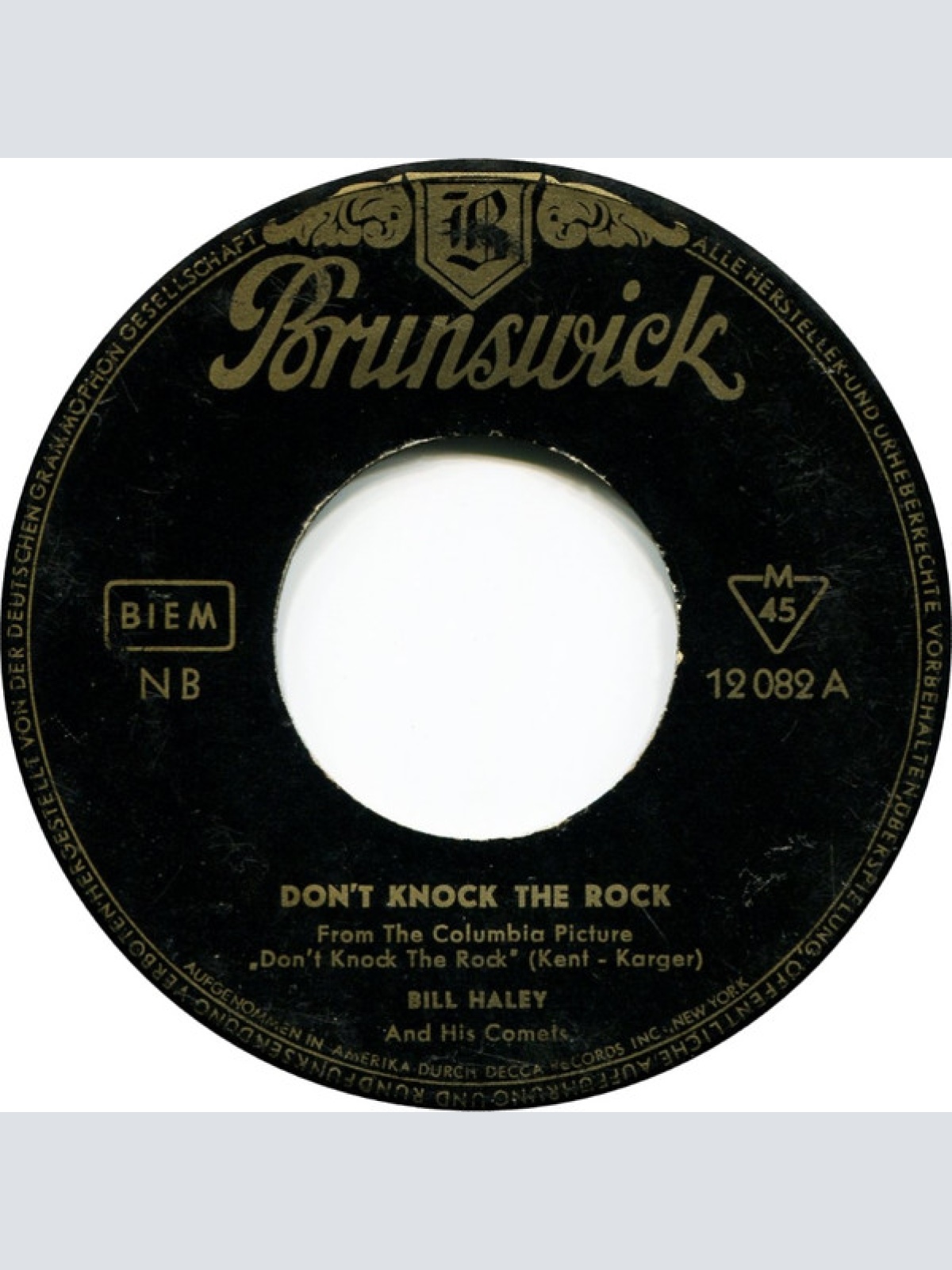 Vinyl / Bill Haley and His Comets - Don't Knock The Rock / Choo Choo Ch'Boogie