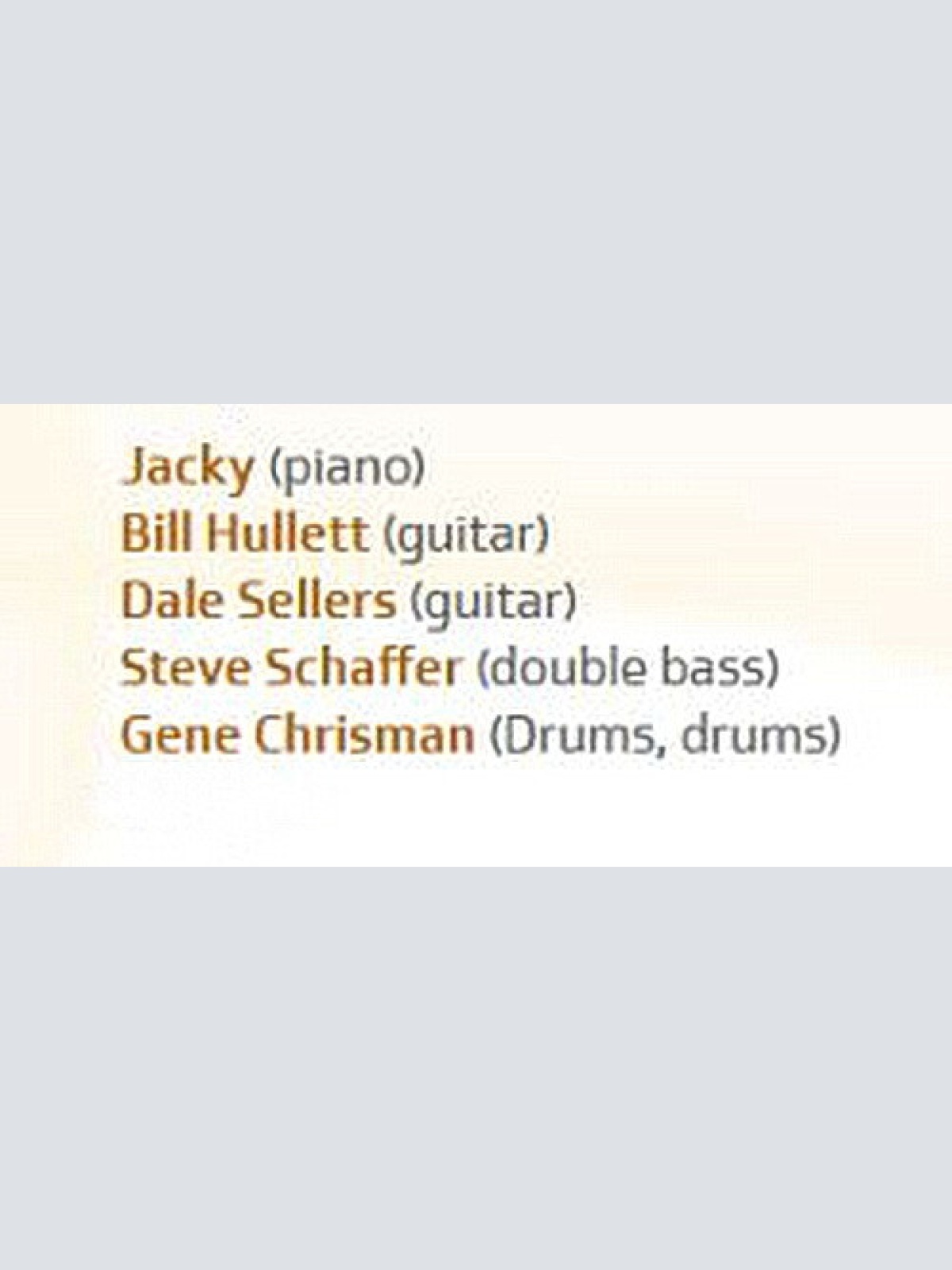 Vinyl / Jacky (10) - Rocking Train