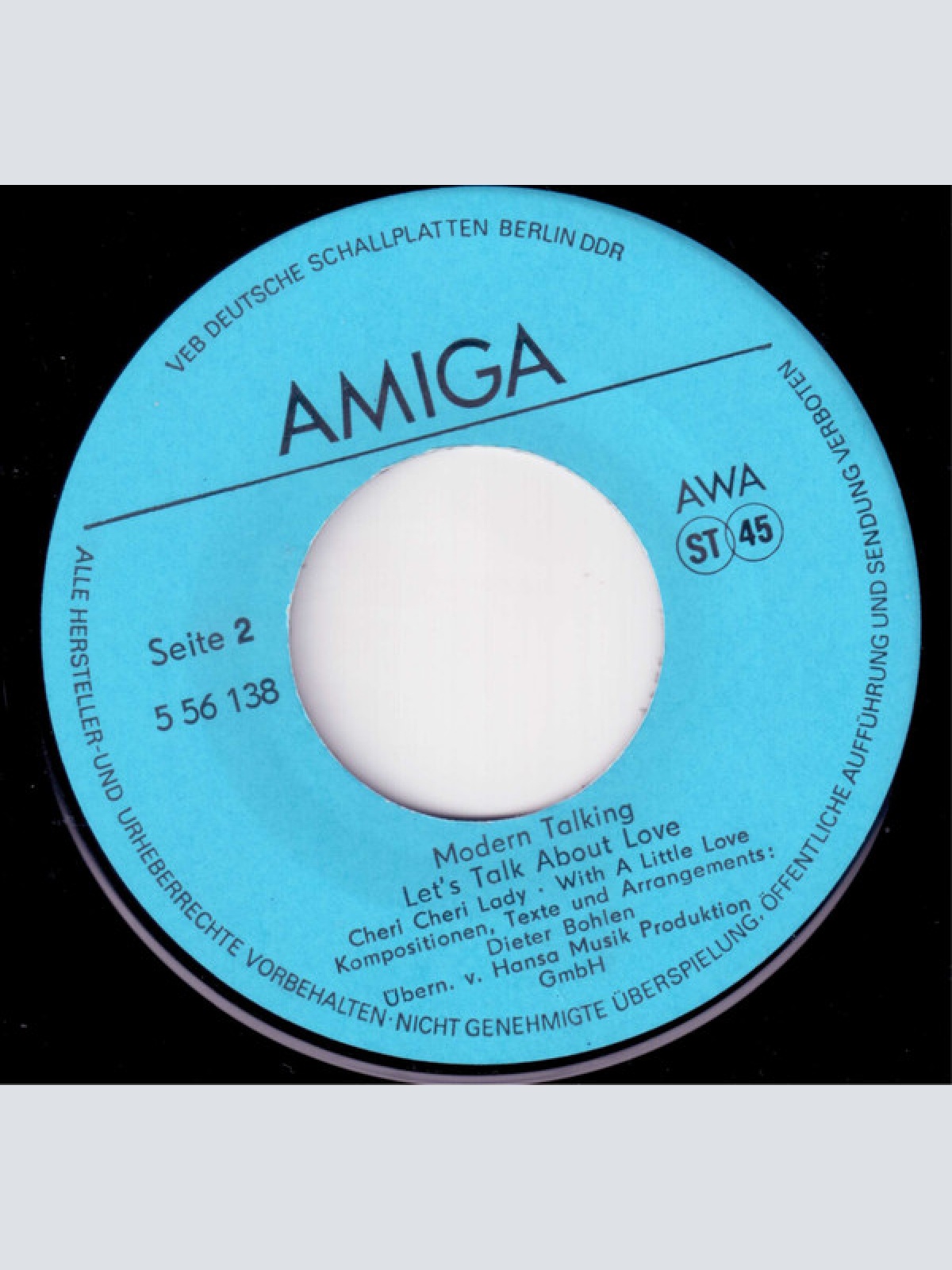 Vinyl / Modern Talking - Let's Talk About Love