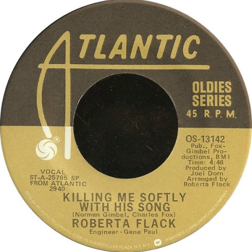 Vinyl / Roberta Flack - Killing Me Softly With His Song / Trade Winds