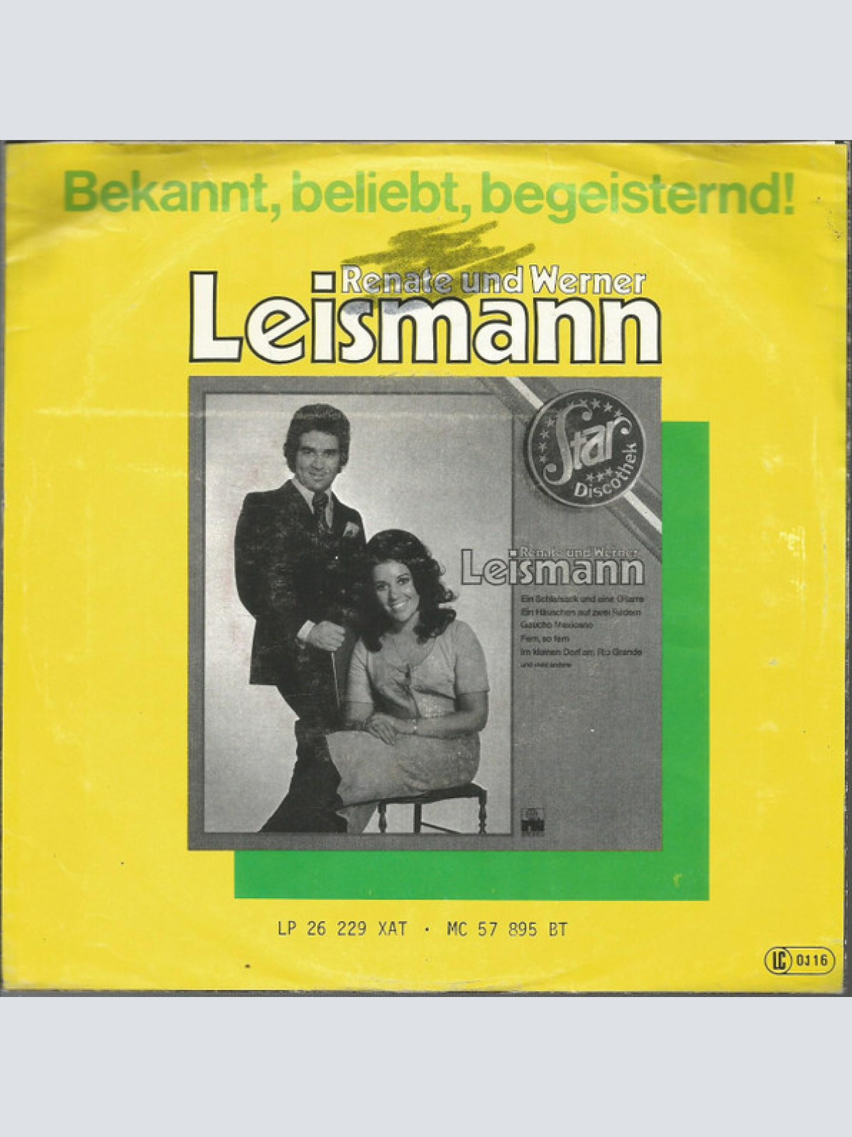 Vinyl / Renate Und Werner Leismann - Lustige Musikanten