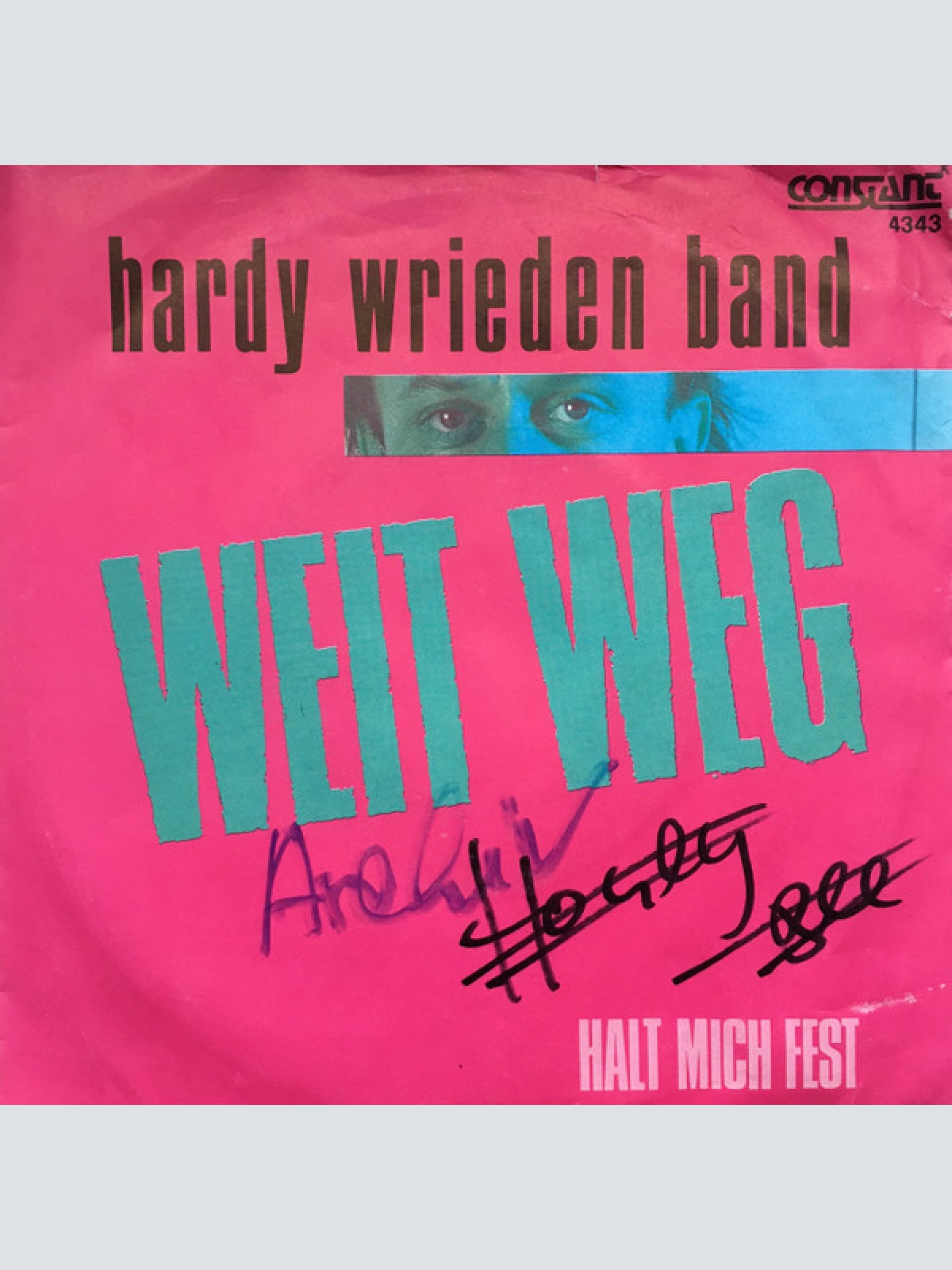 Vinyl / Hardy Wrieden Band - Weit Weg / Halt Mich Fest