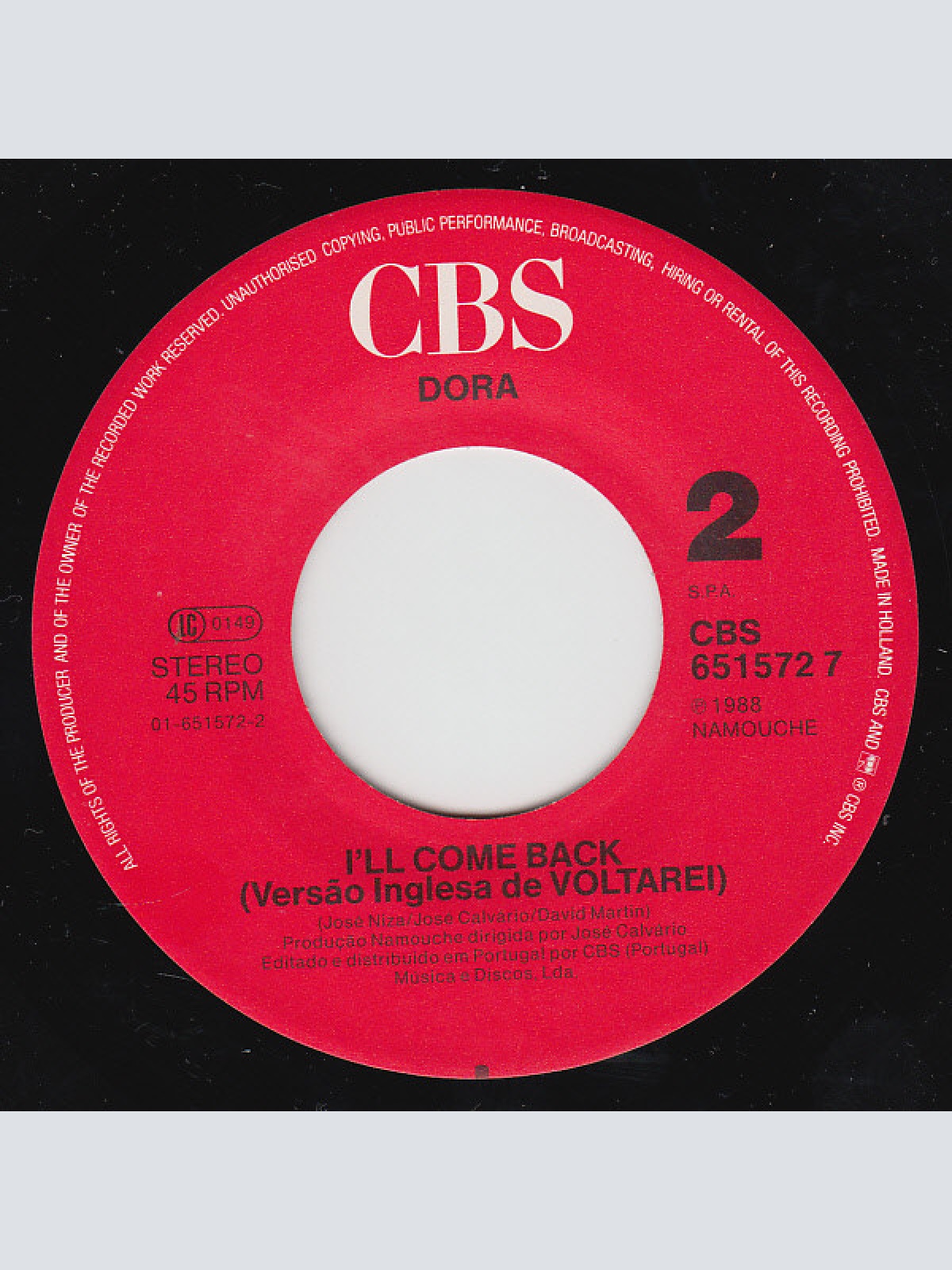 Vinyl / Dora - Voltarei