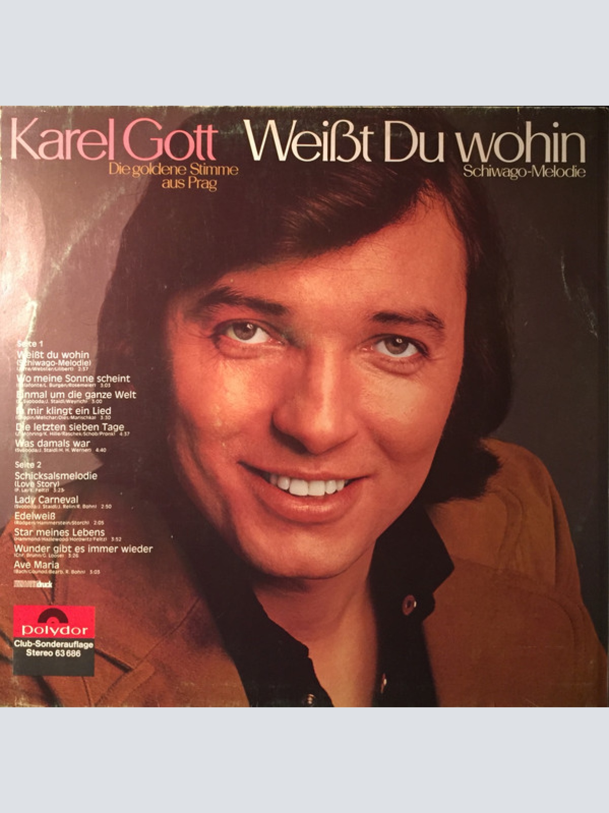 Vinyl / Karel Gott - Weißt Du Wohin