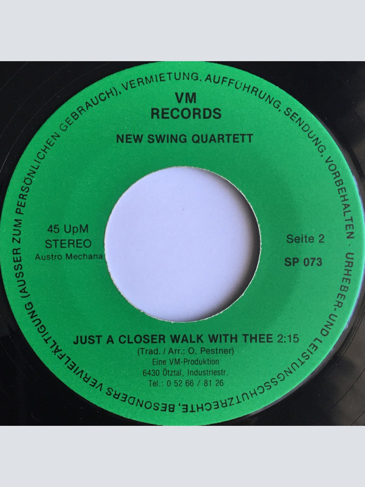 Vinyl / New Swing Quartett* - Gospel Medley / Just A Closer Walk With Thee
