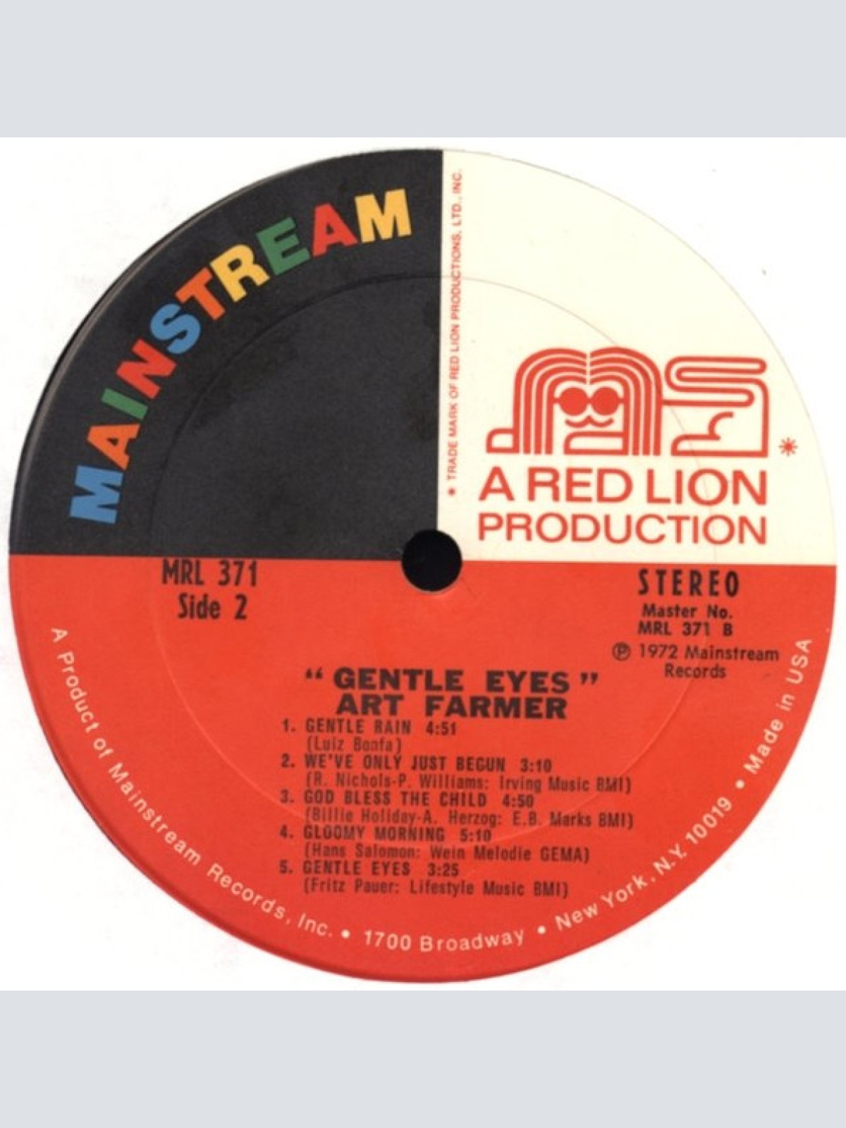 Vinyl / Art Farmer - Gentle Eyes