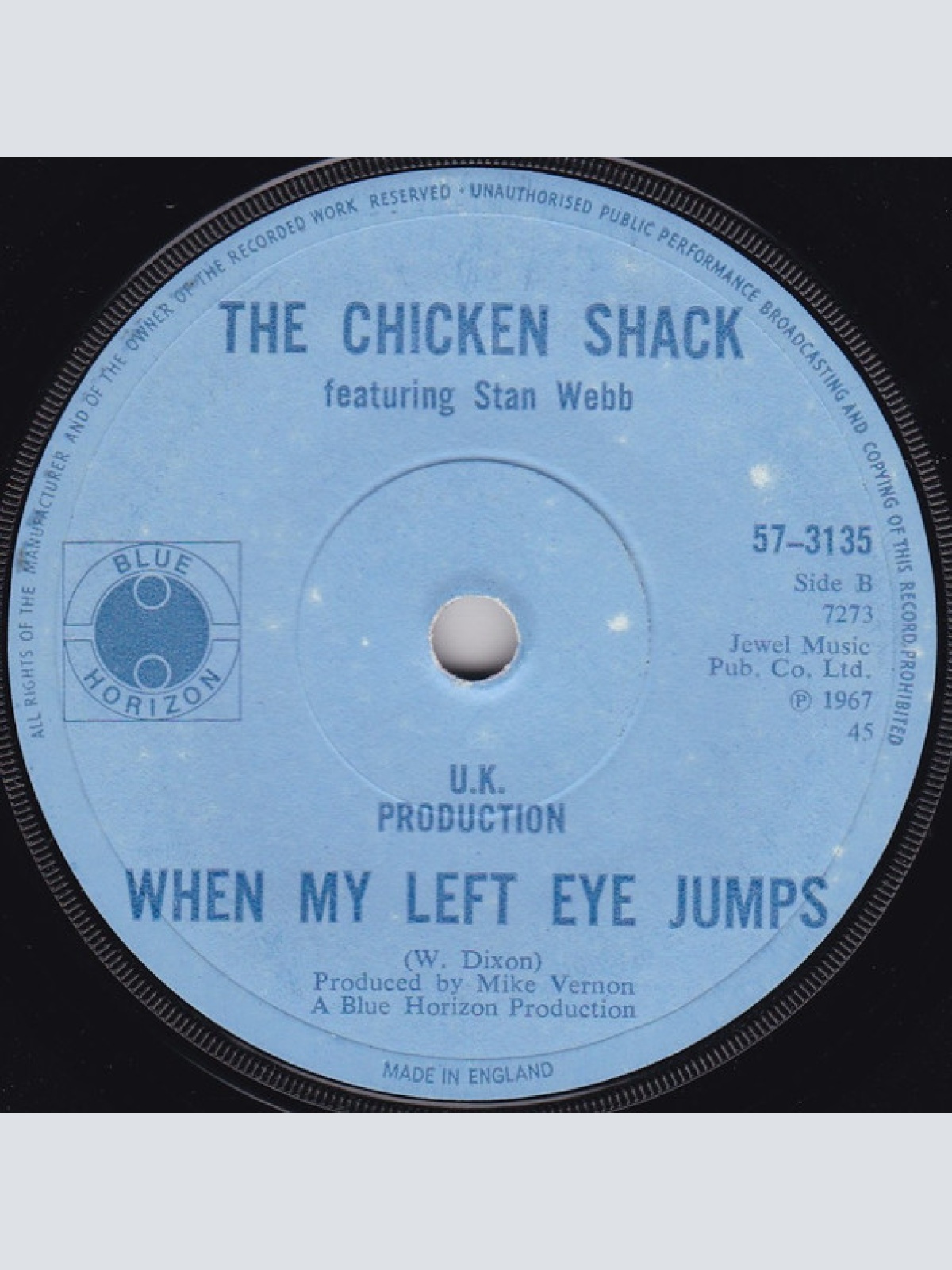 Vinyl / The Chicken Shack* - It's Okay With Me Baby