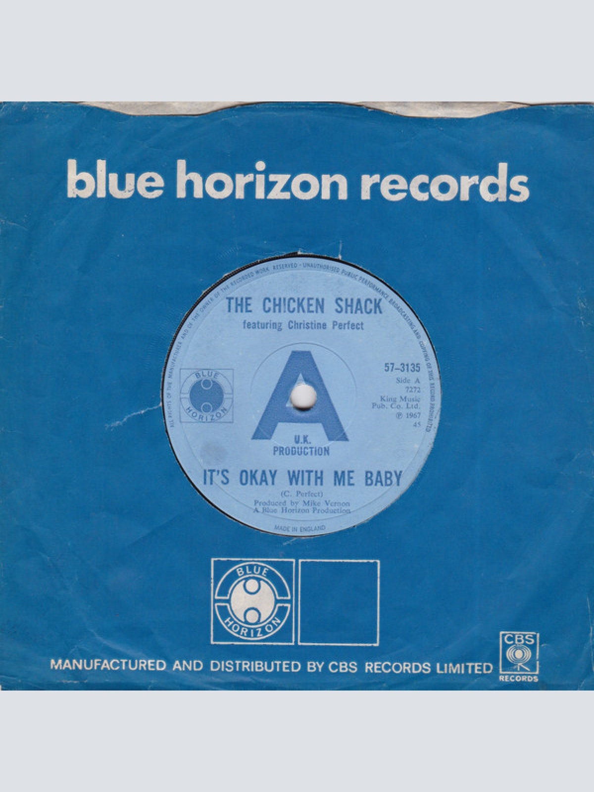 Vinyl / The Chicken Shack* - It's Okay With Me Baby