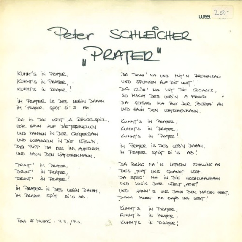 Vinyl / Peter Schleicher - Prater