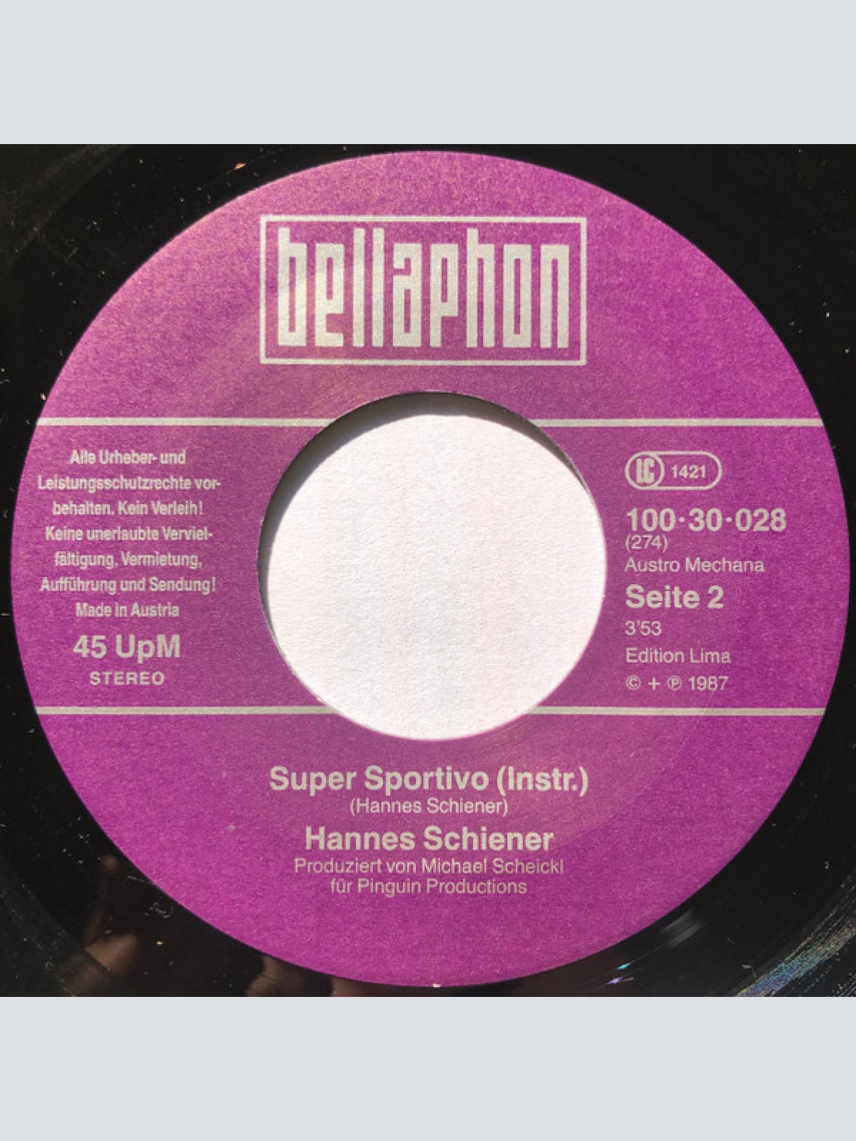 Vinyl / Hannes Schiener - Superfrau