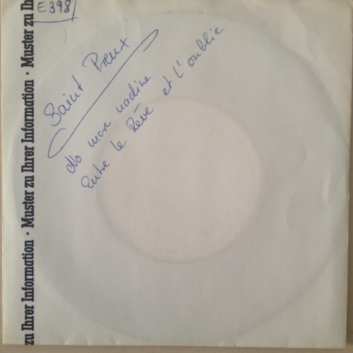 Vinyl / Saint Preux* - No More Nadine