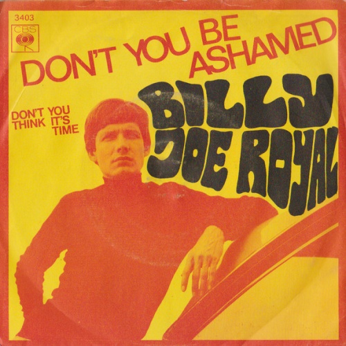 Vinyl / Billy Joe Royal - Don't You Be Ashamed (To Call My Name) /Don't You Think It's Time