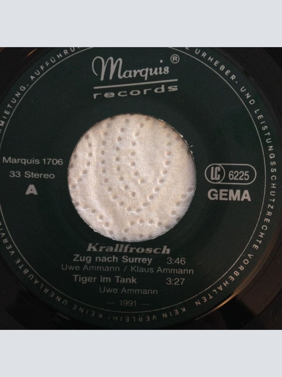 Vinyl / Krallfrosch - Zug Nach Surrey