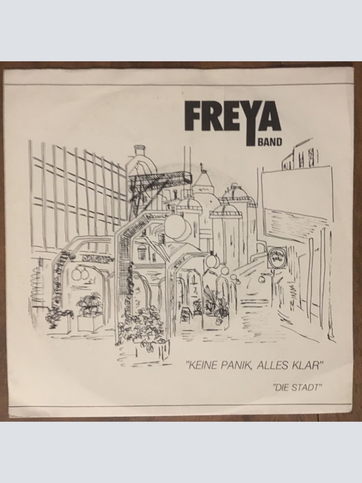Vinyl / Freya Band - Keine Panik, Alles Klar / Die Stadt