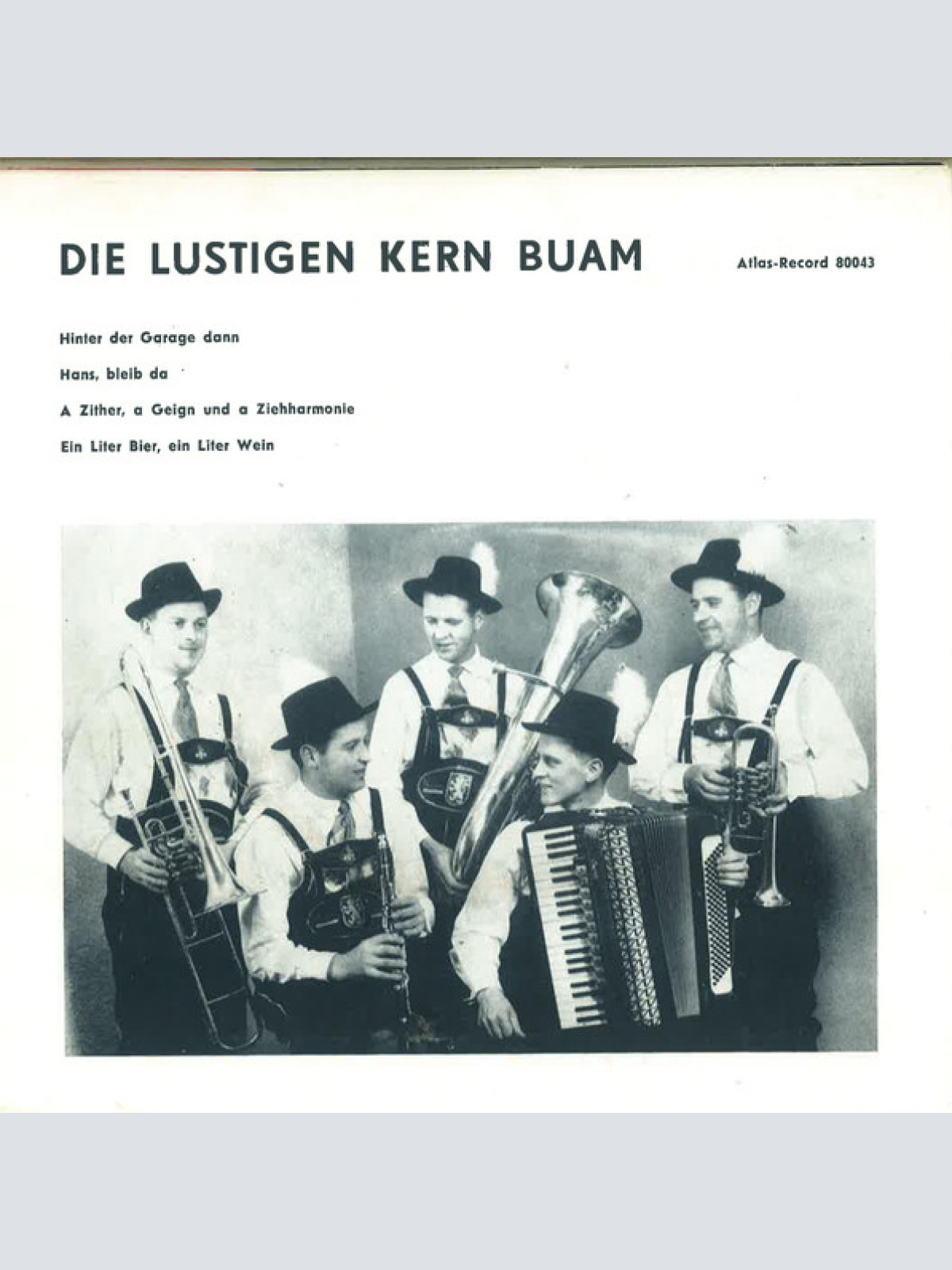 Vinyl / Die Lustigen Kern Buam* - Volksmusik Aus Österreich