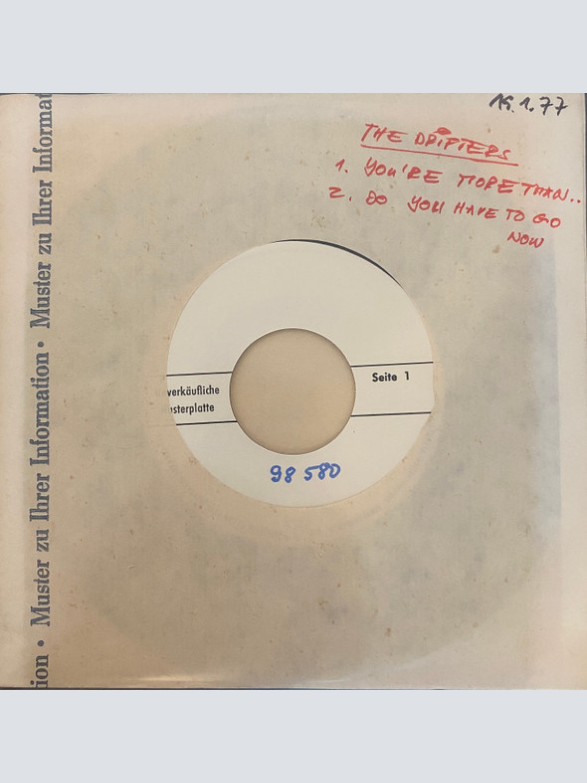 Vinyl / The Drifters - You're More Than A Number In My Little Red Book