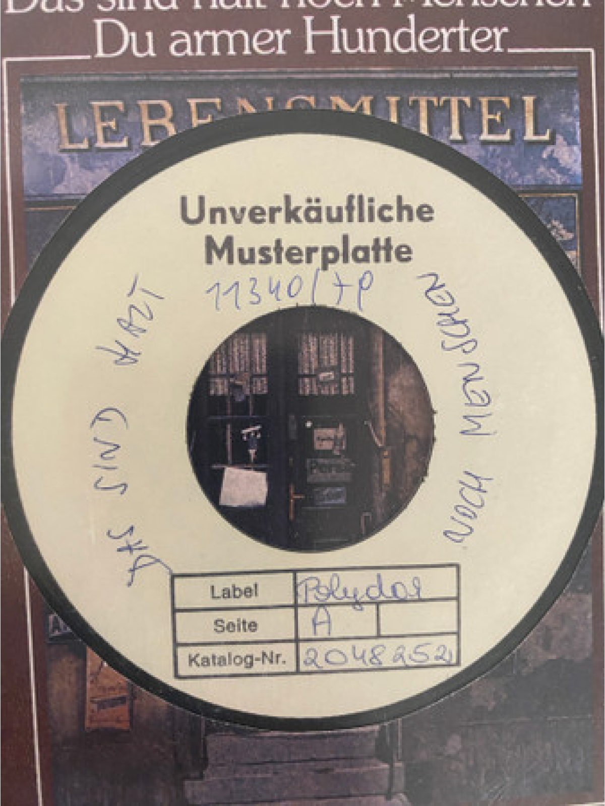 Vinyl / Wolfgang Hofer - Das Sind Halt Noch Menschen