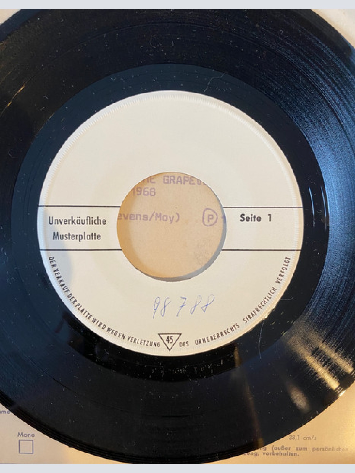 Vinyl / Marvin Gaye - I Heard It Through The Grapevine