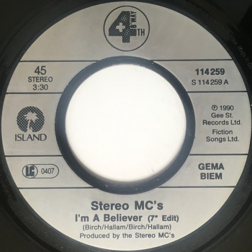 Vinyl / Stereo MC's - I'm A Believer