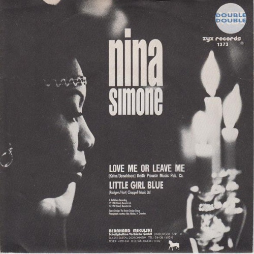 Vinyl / Nina Simone - Love Me Or Leave Me / Little Girl Blue