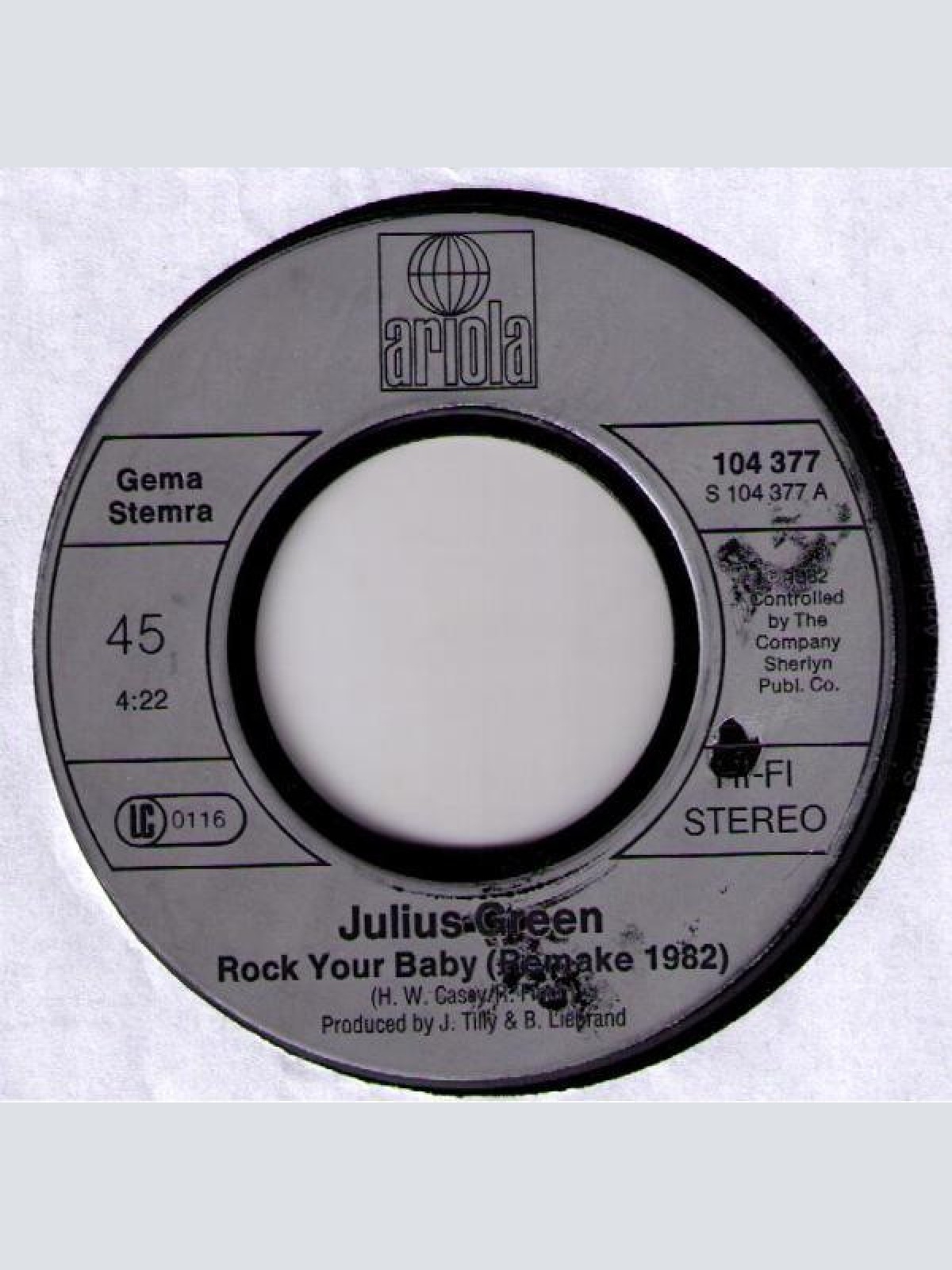 Vinyl / Julius Green - Rock Your Baby