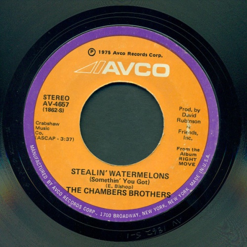 Vinyl / The Chambers Brothers - Stealin' Watermelons (Somethin' You Got) / Miss Lady Brown