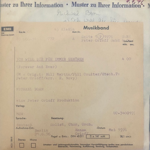 Vinyl / Michael Born - Ich Will Dir Für Immer Gehören