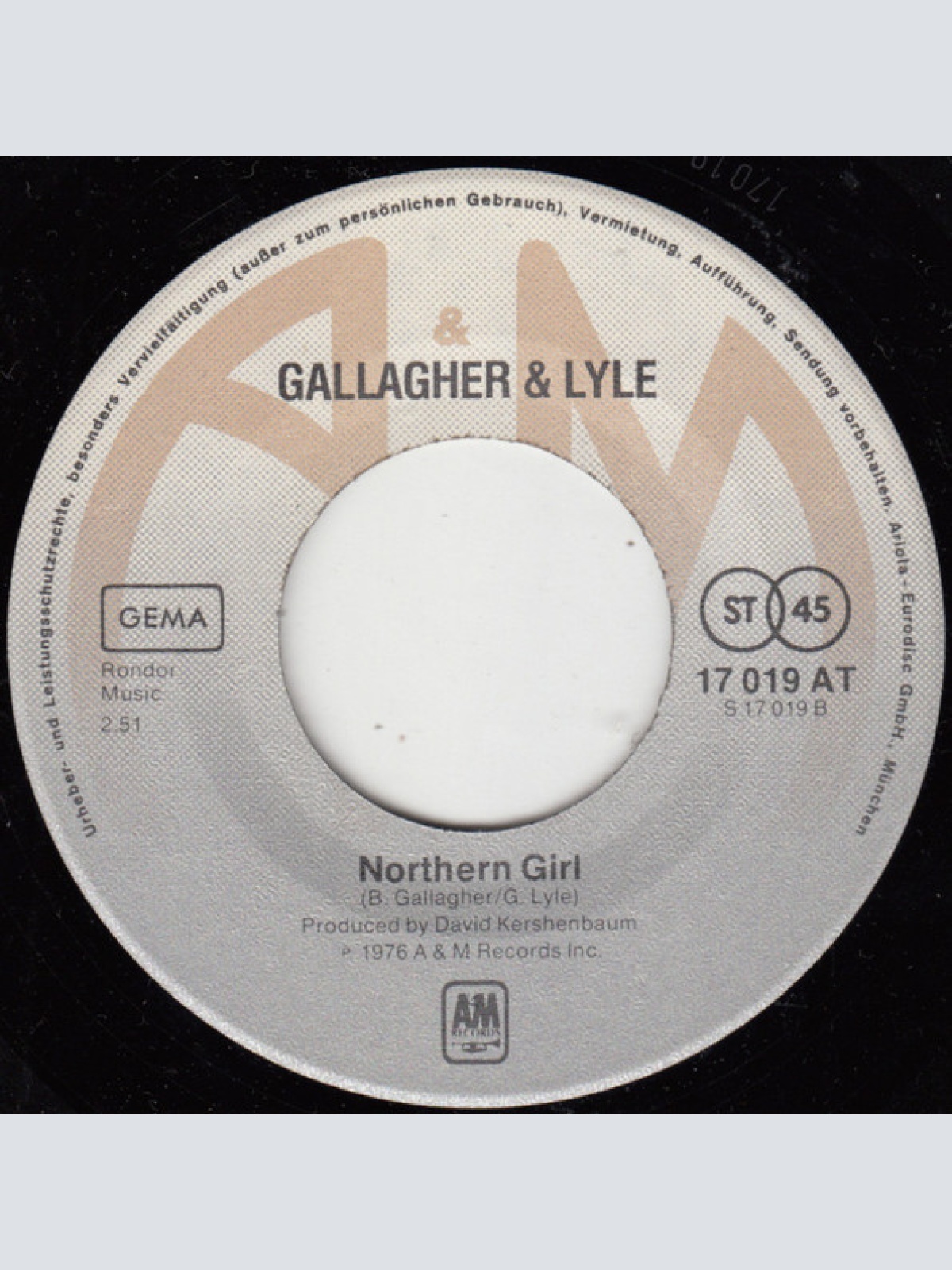 Vinyl / Gallagher & Lyle - Heart On My Sleeve