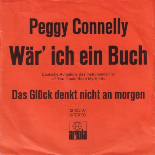 Vinyl / Peggy Connelly - Wär' Ich Ein Buch (If You Could Read My Mind)
