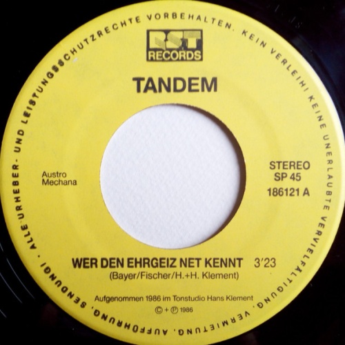 Vinyl / Tandem (35) - Wer Den Ehrgeiz Net Kennt