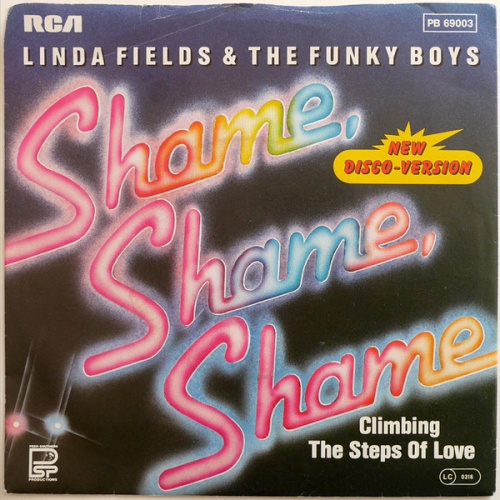 Vinyl / Linda Fields & The Funky Boys - Shame, Shame, Shame (New Disco-Version)