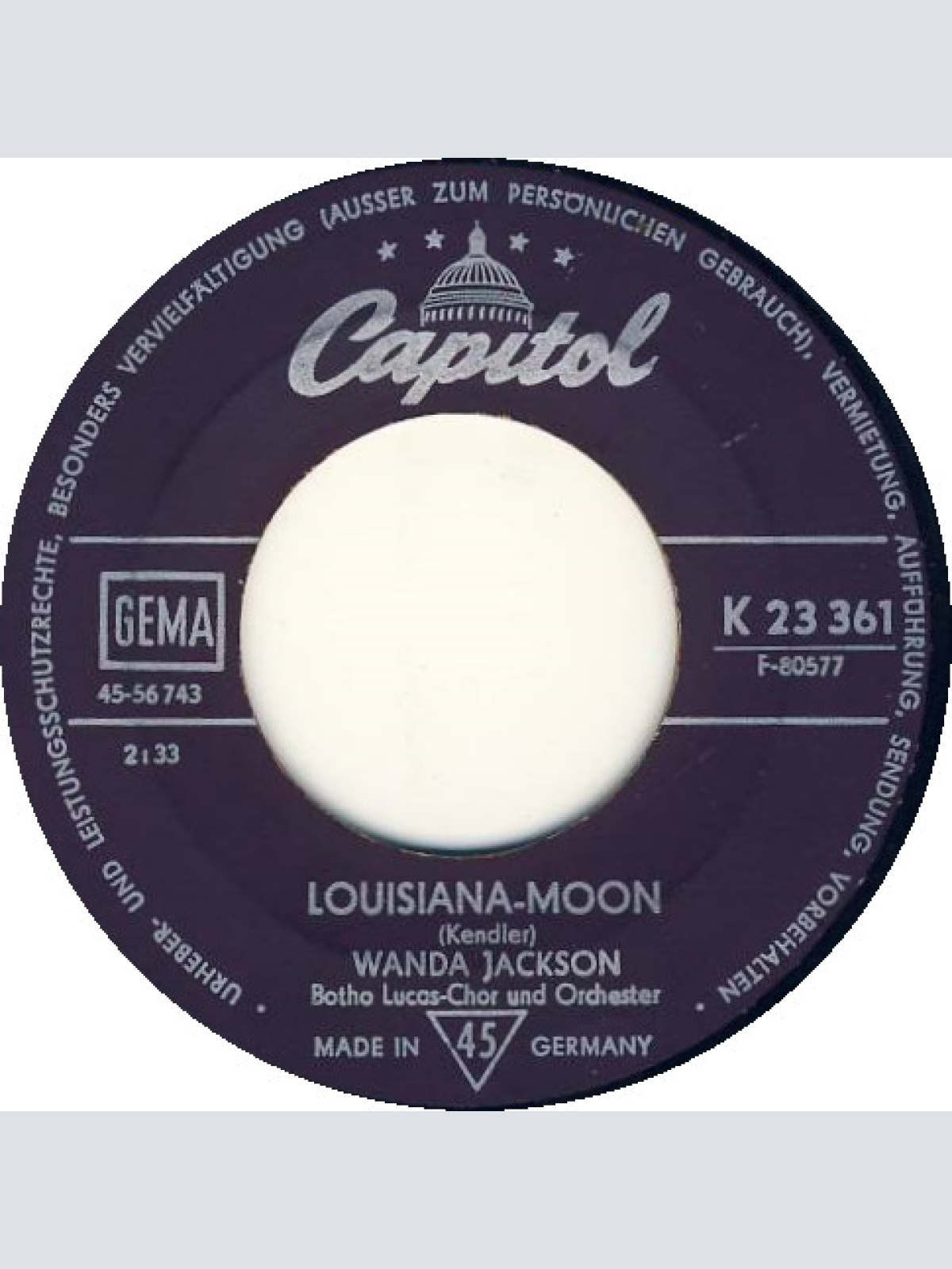 Vinyl / Wanda Jackson - Wer An Das Meer Sein Herz Verliert