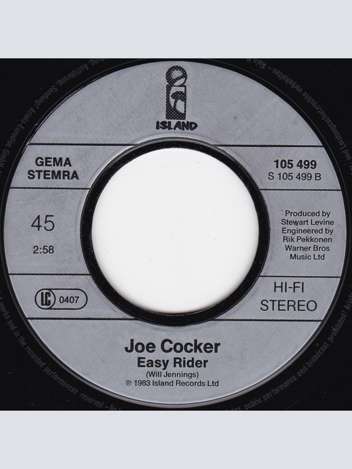 Vinyl / Joe Cocker - Threw It Away