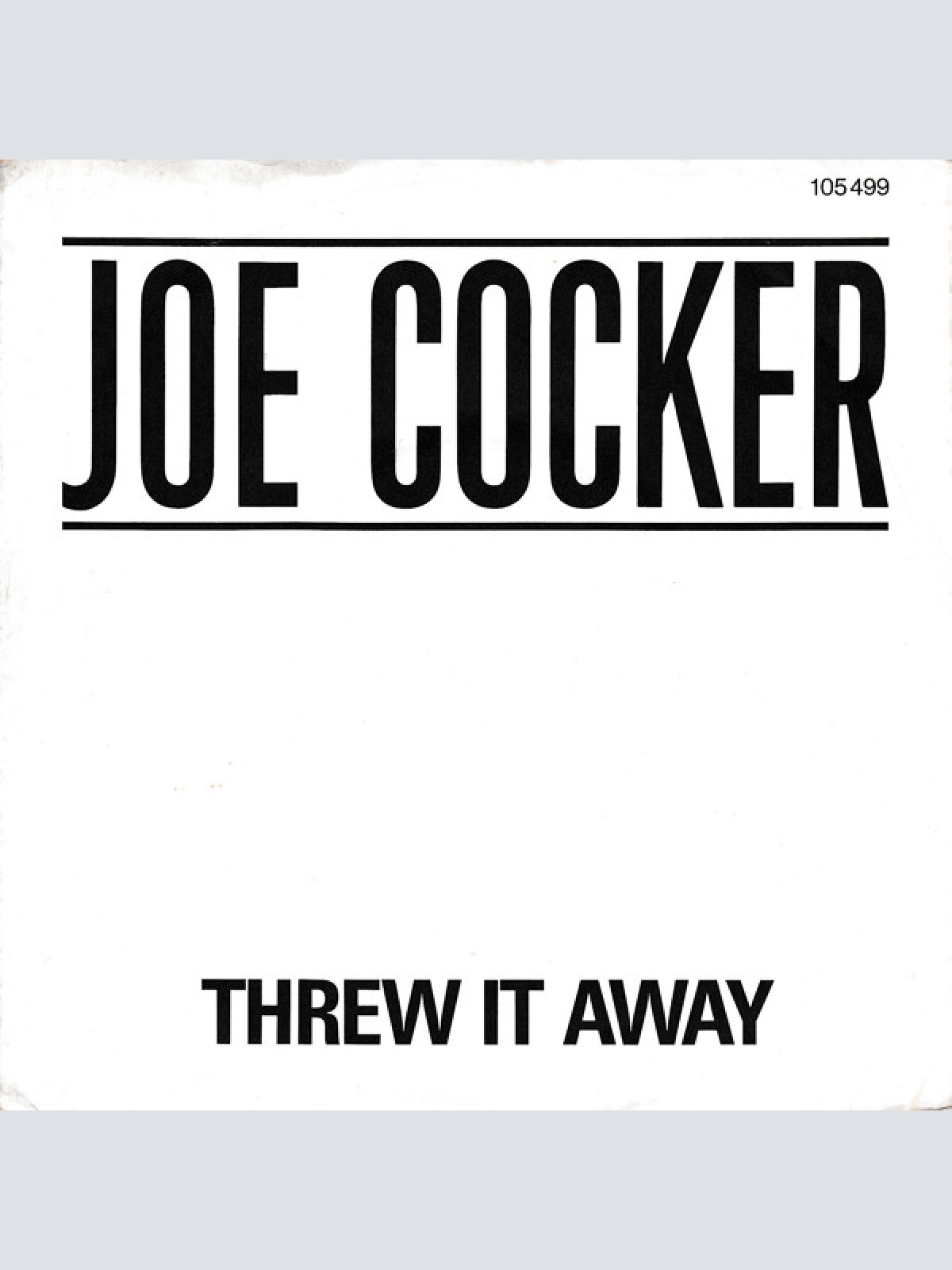 Vinyl / Joe Cocker - Threw It Away