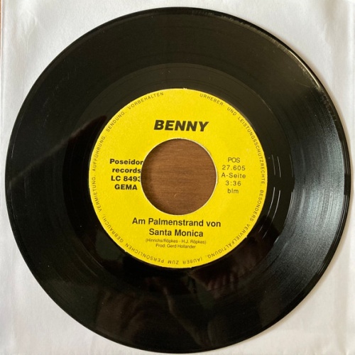 Vinyl / Benny De Roy - Am Palmenstrand Von Santa Monica