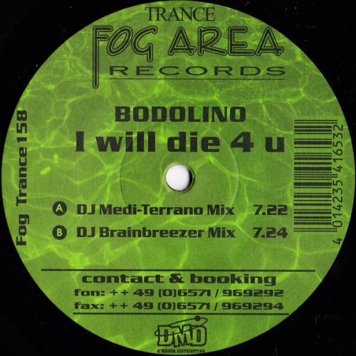 Vinyl / Bodolino - I Will Die 4 U