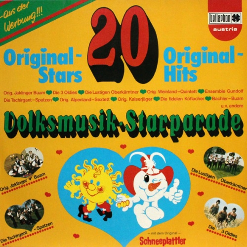 Vinyl / Various - 20 Original Stars - 20 Original Hits - Volksmusik-Starparade