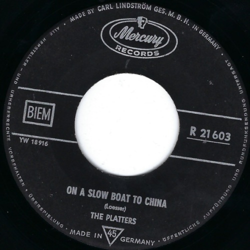 Vinyl / The Platters / Herbie Reed - On A Slow Boat To China / Lazy River